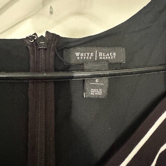 White House Black Market Striped Midi Shapewear built in dress Womens 6. - Picture 5 of 5